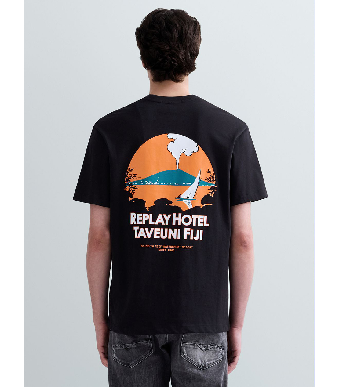 ヘビーコットンジャージーFIJI Tシャツ 詳細画像 ブラック 3